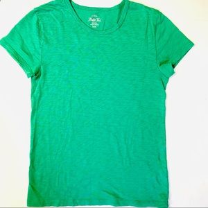 J. Crew studio tee green